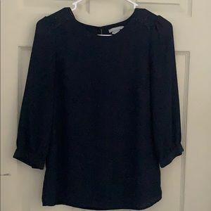 Navy blue blouse